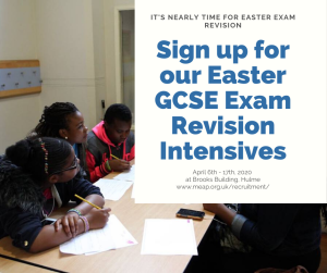 GCSE Exam Easter Intensives 2020 are approaching!!